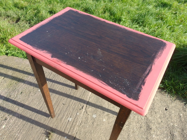 Dark Wood Console Table